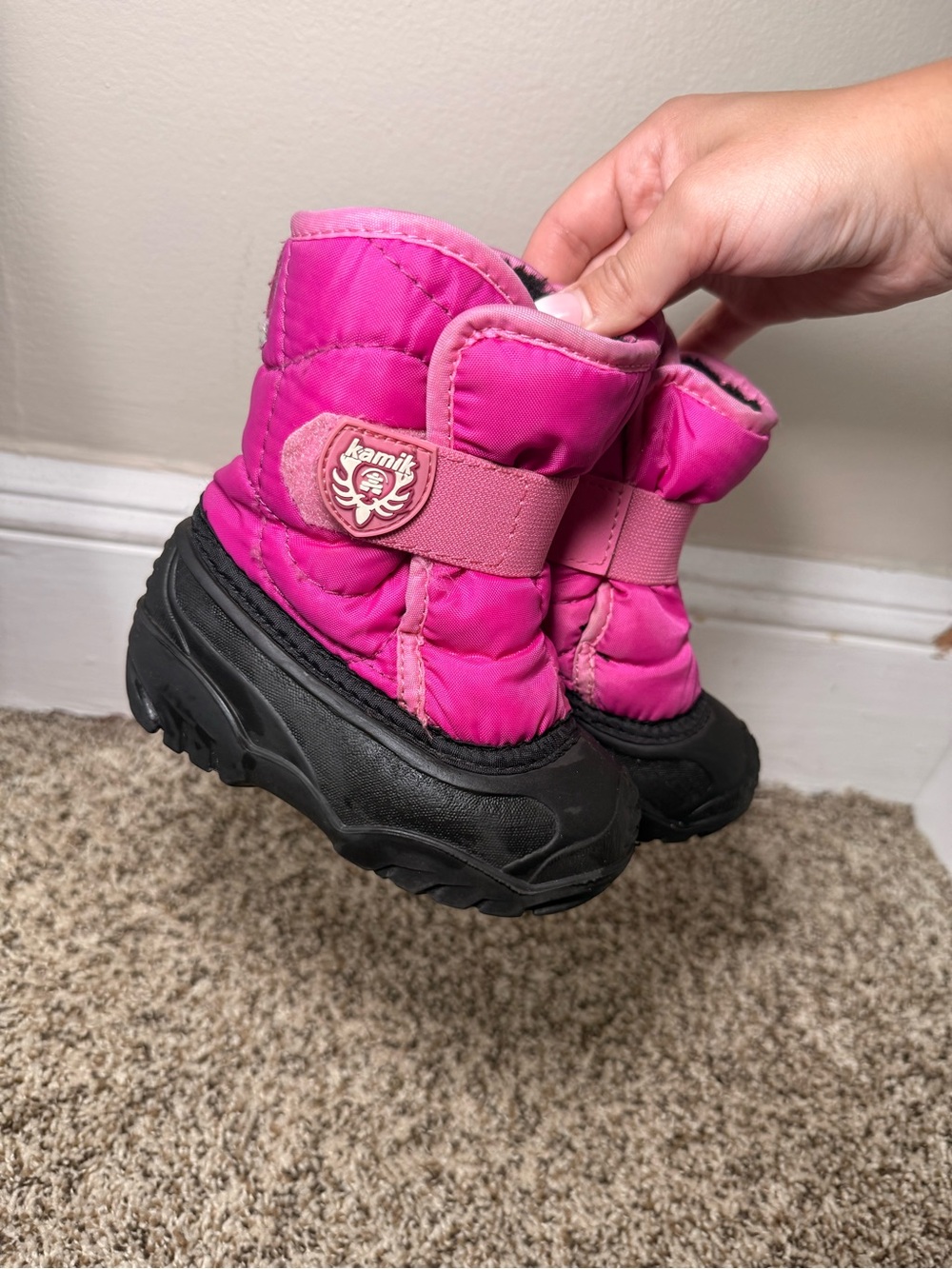 Kamik Kids Pink Snow Boots Size 7